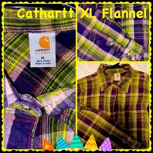 Carhartt Flannel Button Down XL